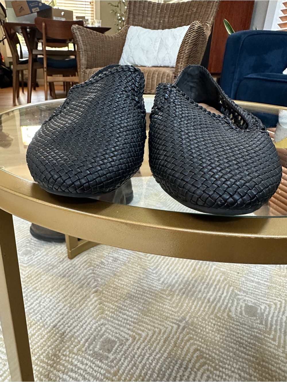 Birdies The Starling Woven breathable basket weave design slip on loafers - Picture 4 of 8